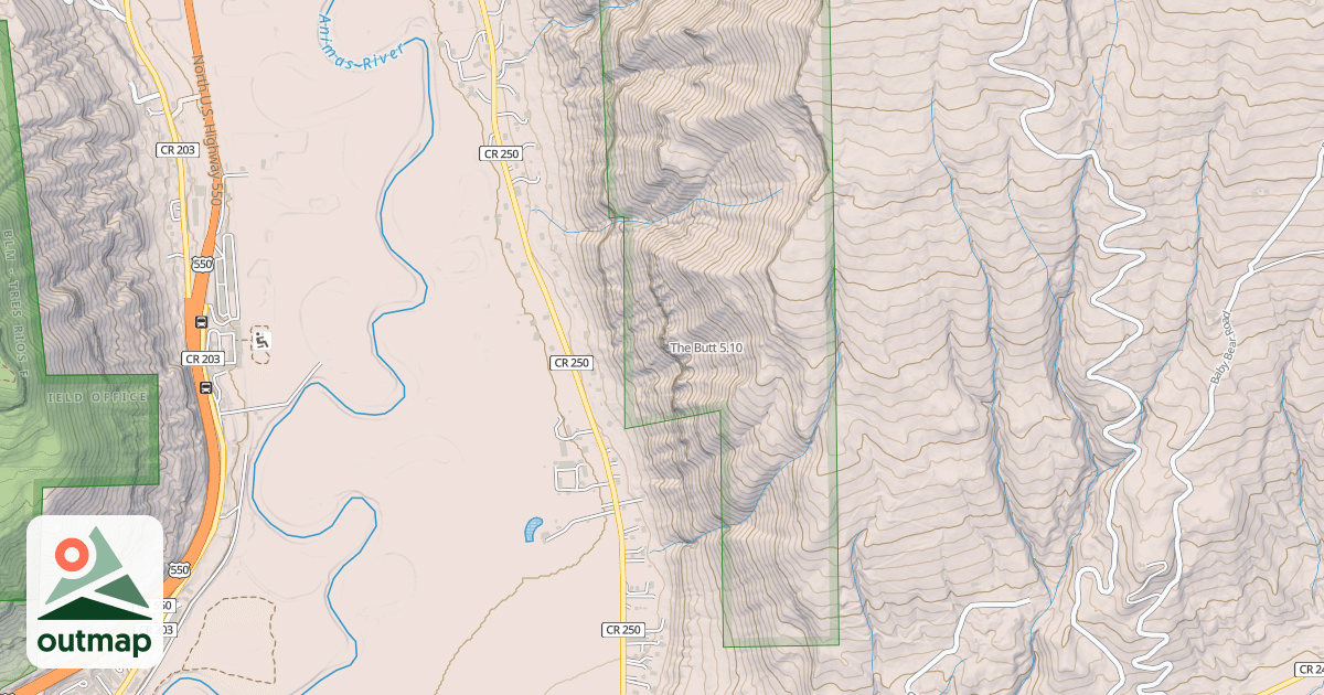 Map of The Butt