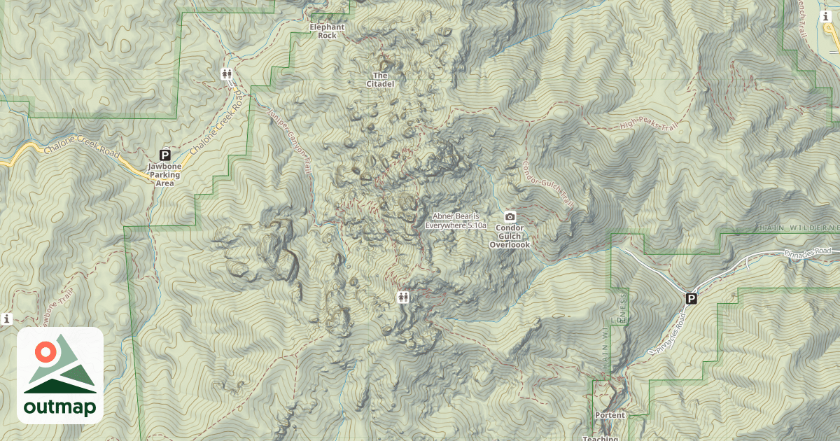 Map of Abner Bear is Everywhere
