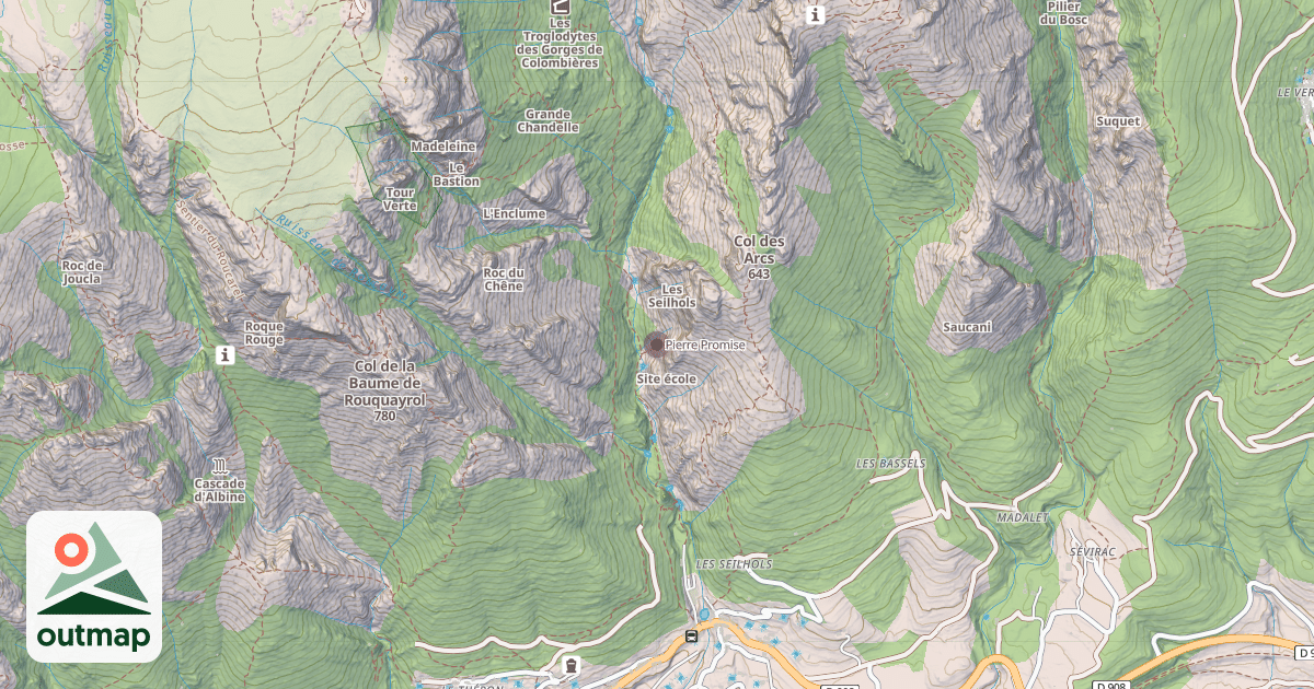 Map of Pierre Promise