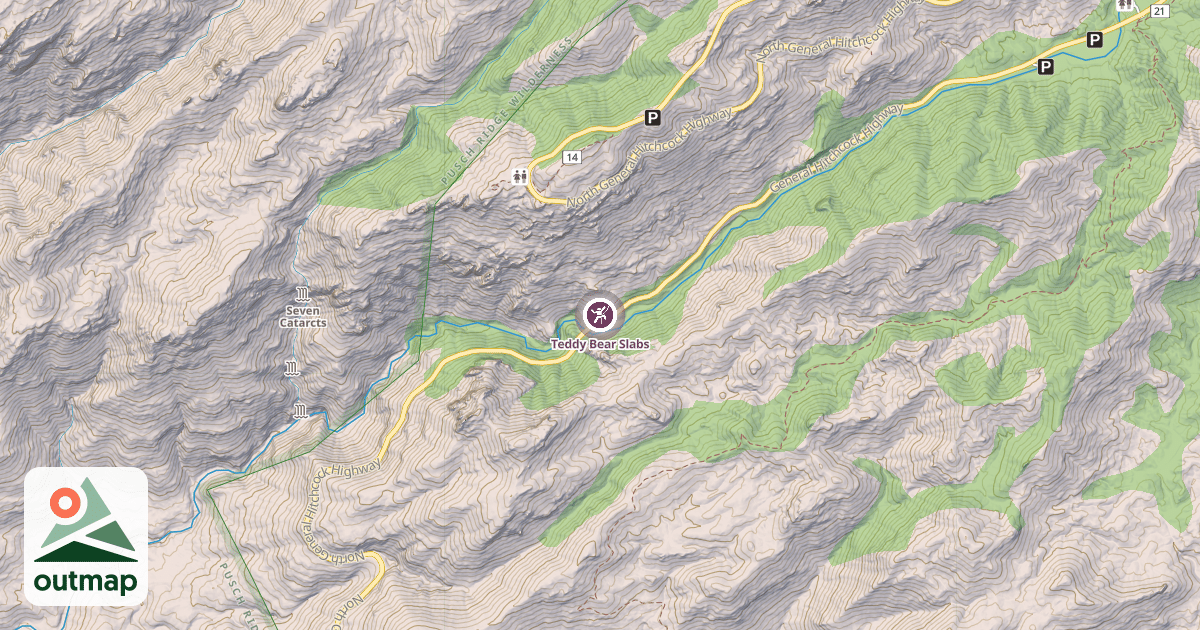 Map of Teddy Bear Slabs