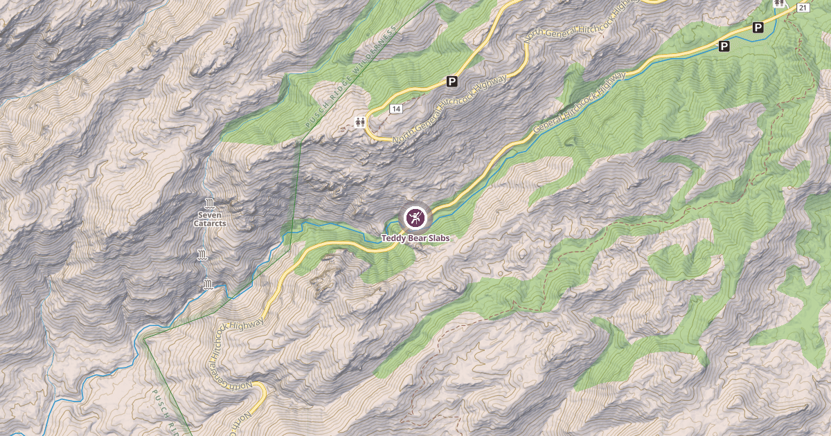 Map preview of Teddy Bear Slabs