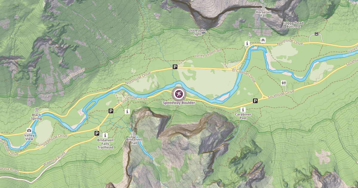 Map preview of Speedway Boulder