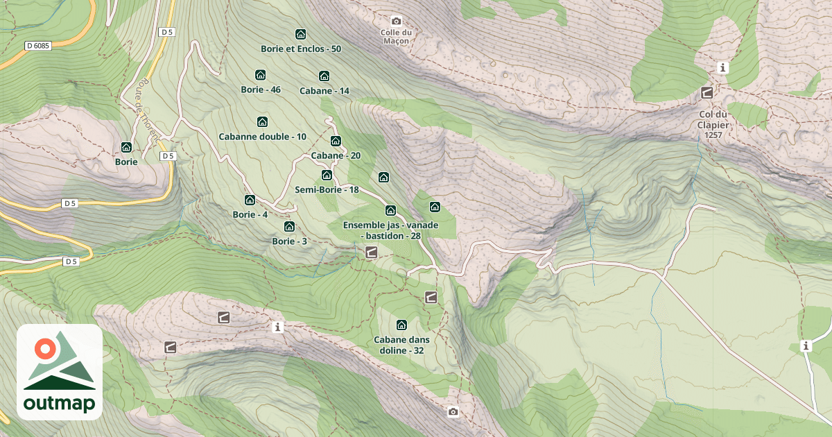 Map of Grande bergerie - 30