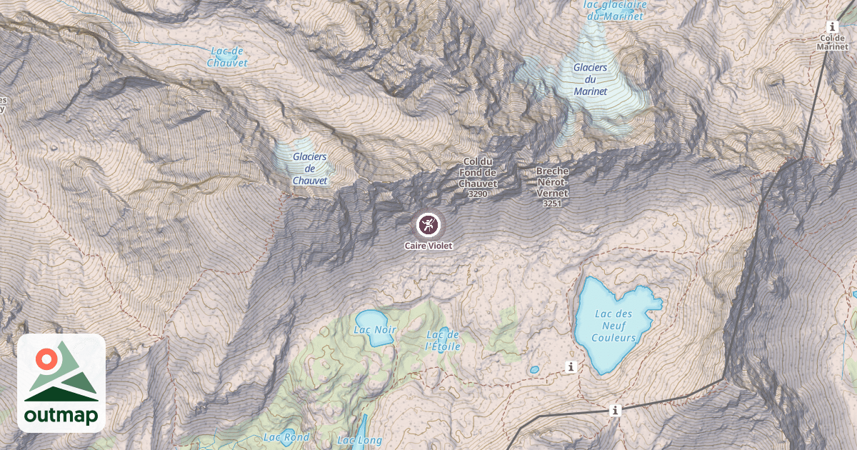 Map of Caire Violet