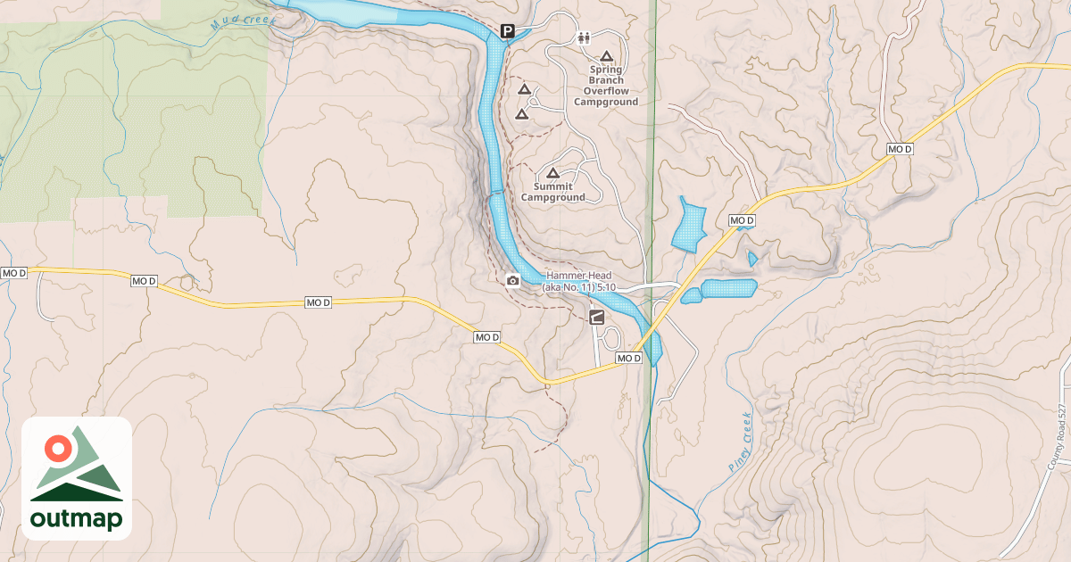 Map of Hammer Head (aka No. 11)