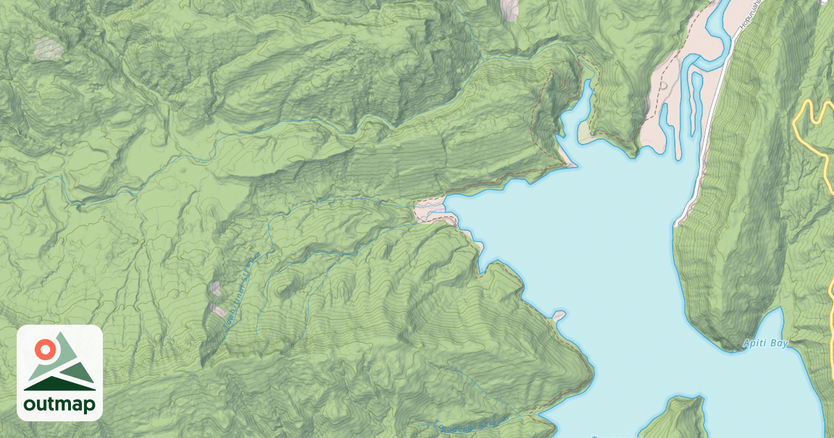 Map of Whanganui Hut