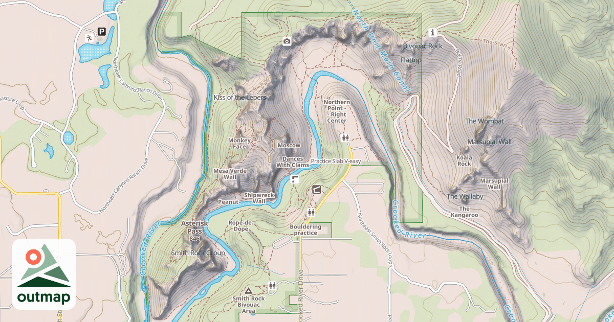 Map of Practice Slab