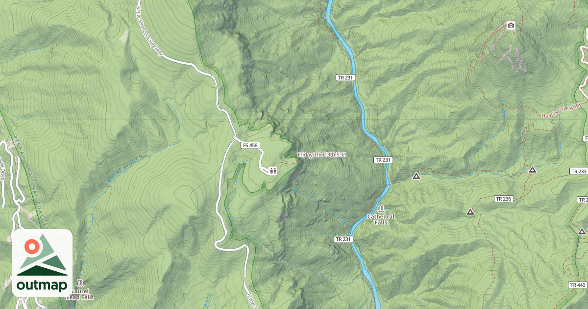 Map of Friday The 13th