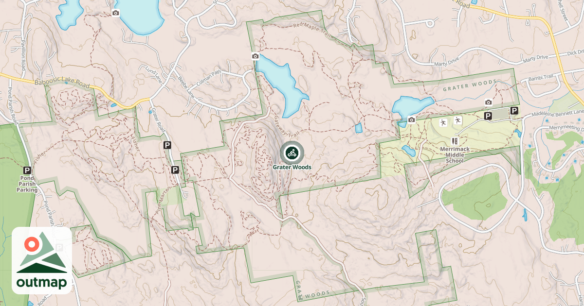 Map of Grater Woods