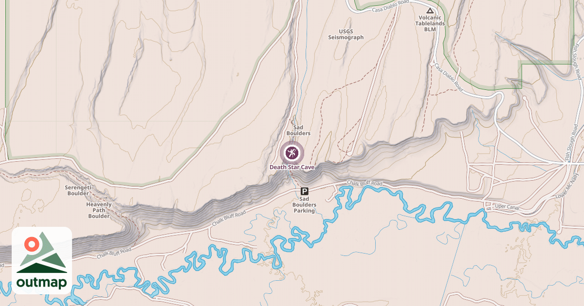 Map of Death Star Cave