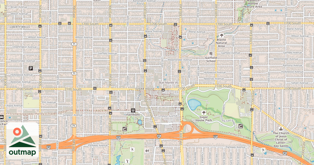 Map of Butt Mantle