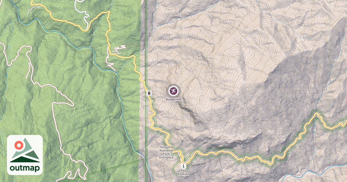 Map of Knob Hill