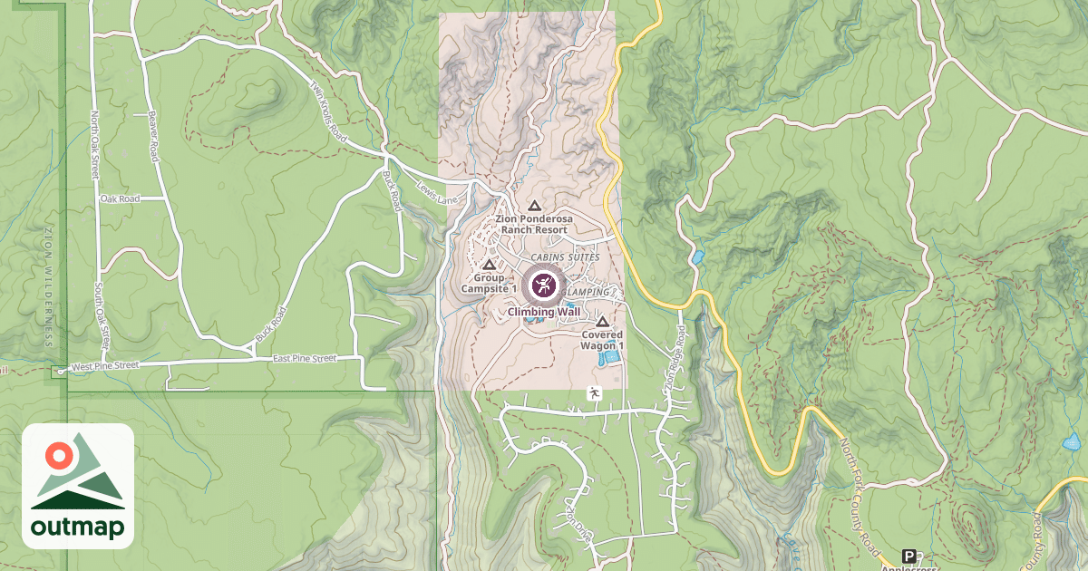 Map of Climbing Wall