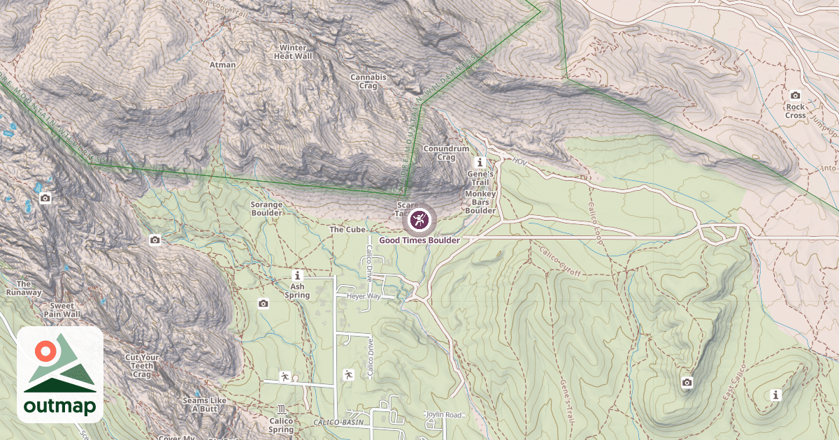 Map of Good Times Boulder