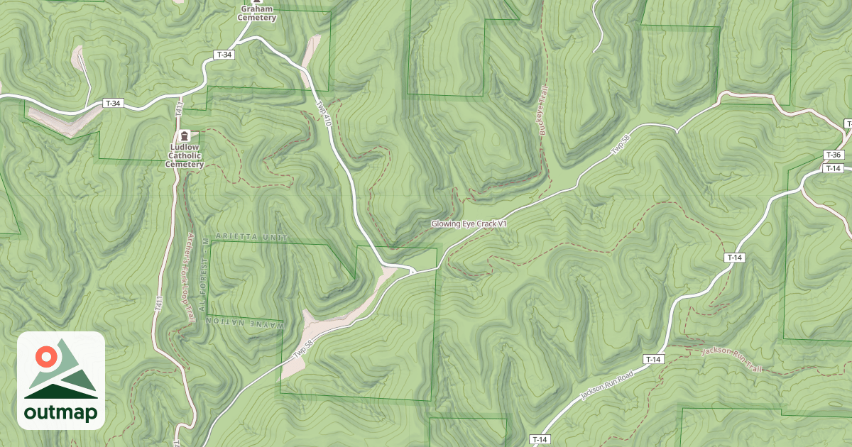 Map of Glowing Eye Crack
