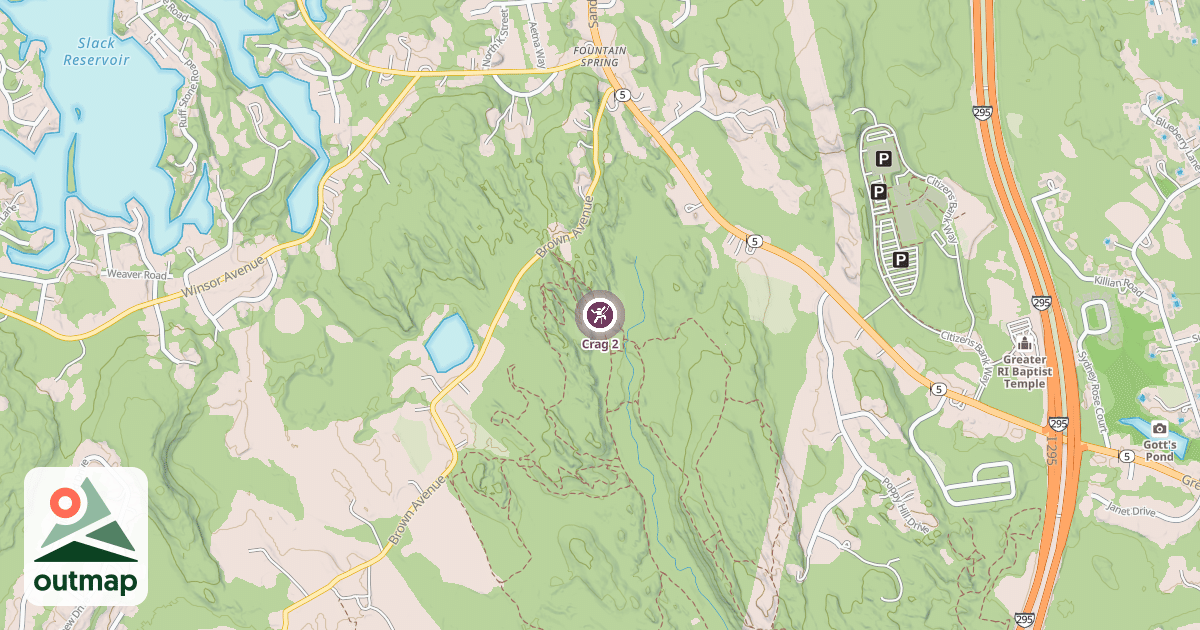 Map of Crag 2