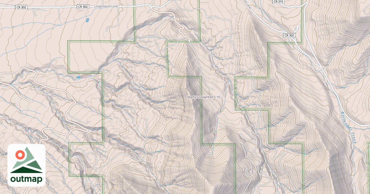 Map of Marty's Downfall