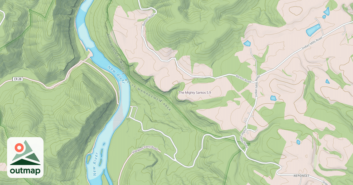 Map of The Mighty Santos