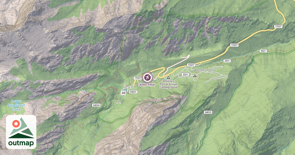 Map of Killer Pillar