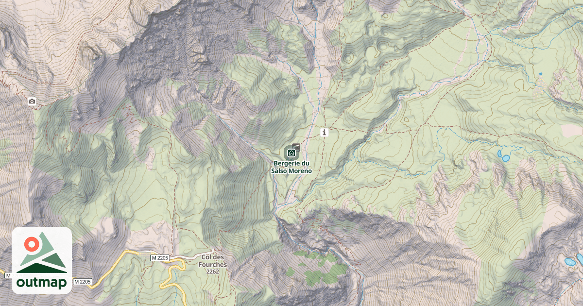Map of Bergerie du Salso Moreno