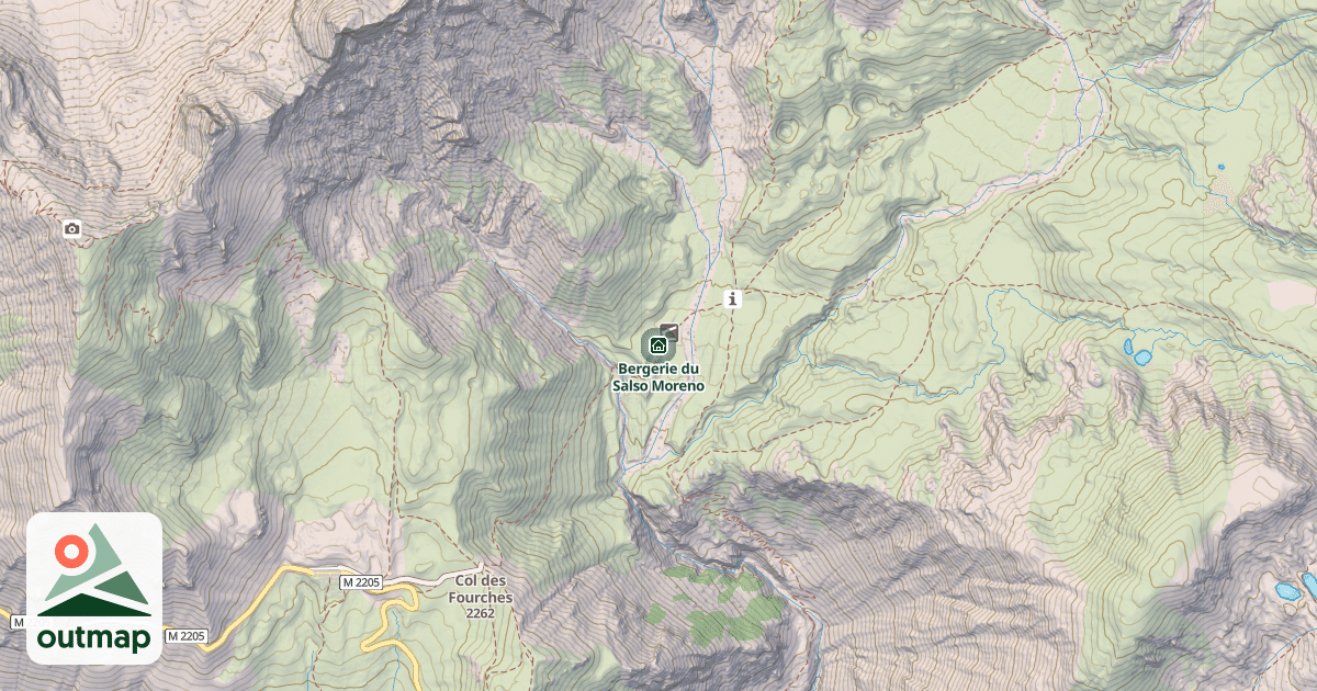 Map of Bergerie du Salso Moreno