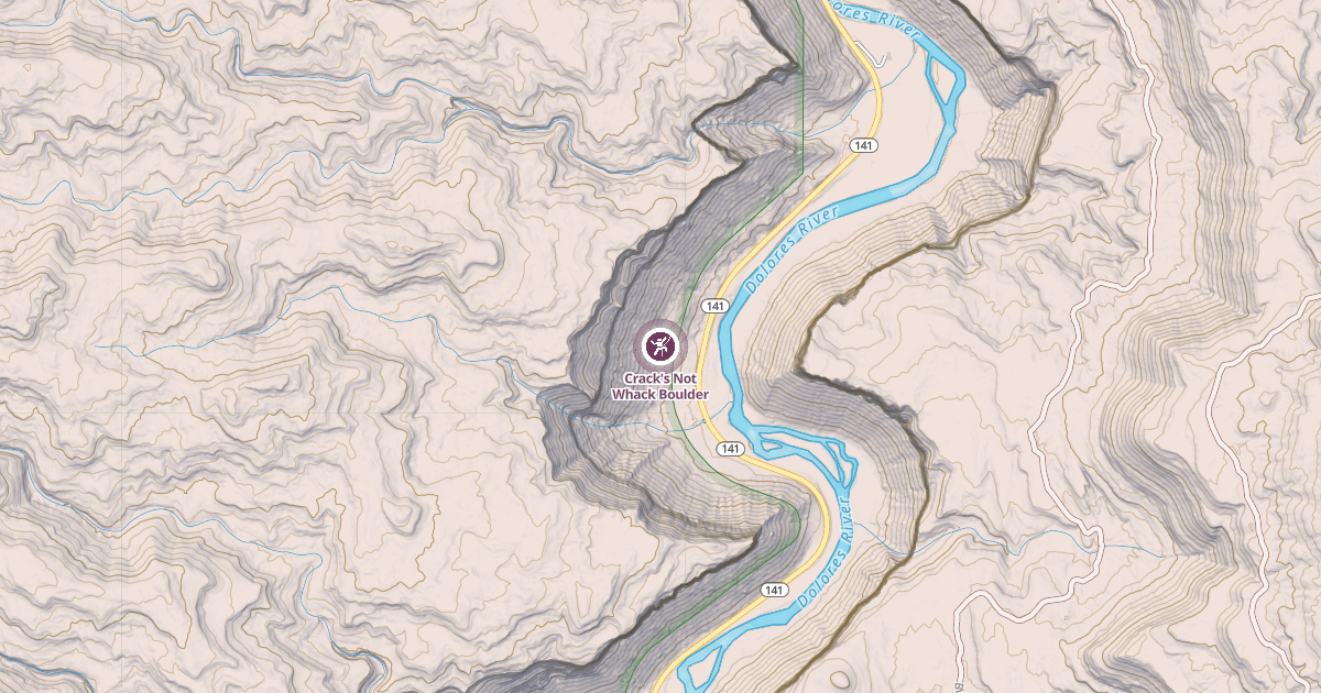 Map preview of Crack's Not Whack Boulder