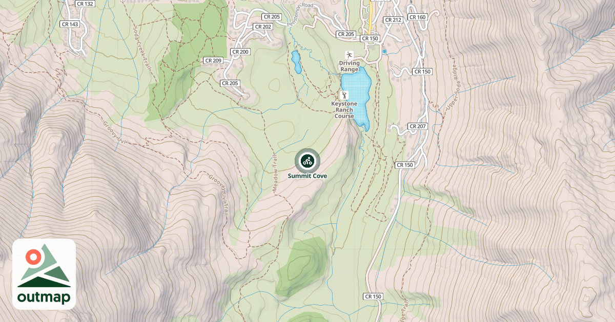 Map of Summit Cove