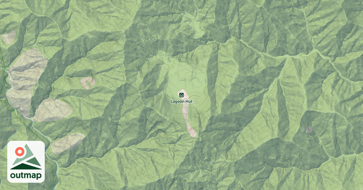 Map of Lagoon Hut