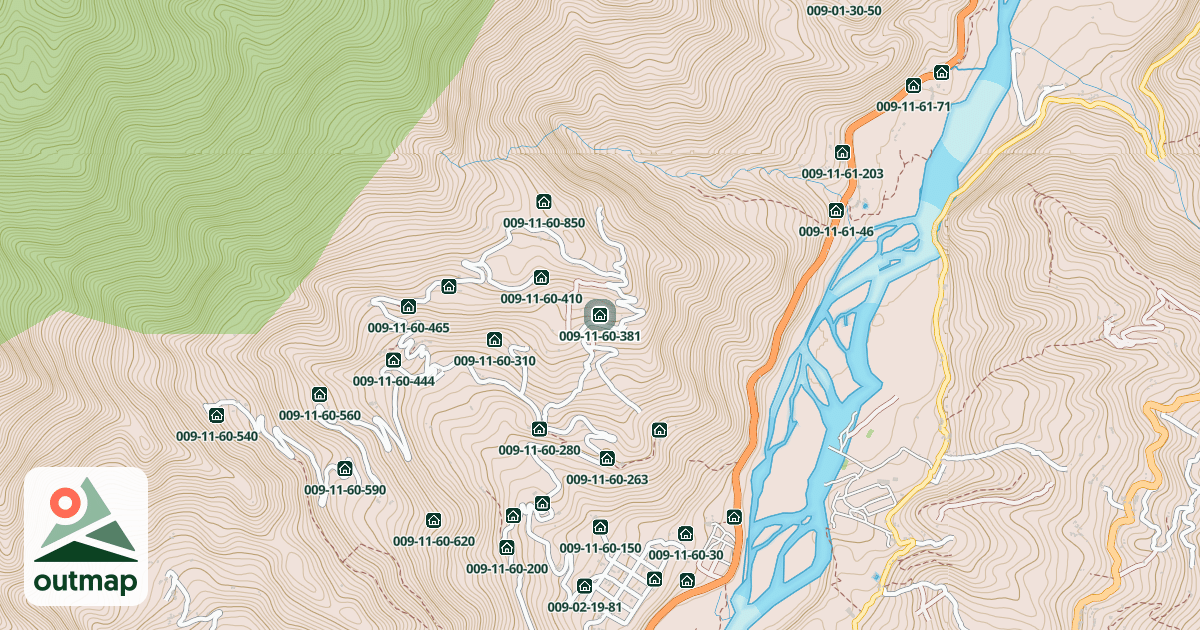 Map of 009-11-60-381