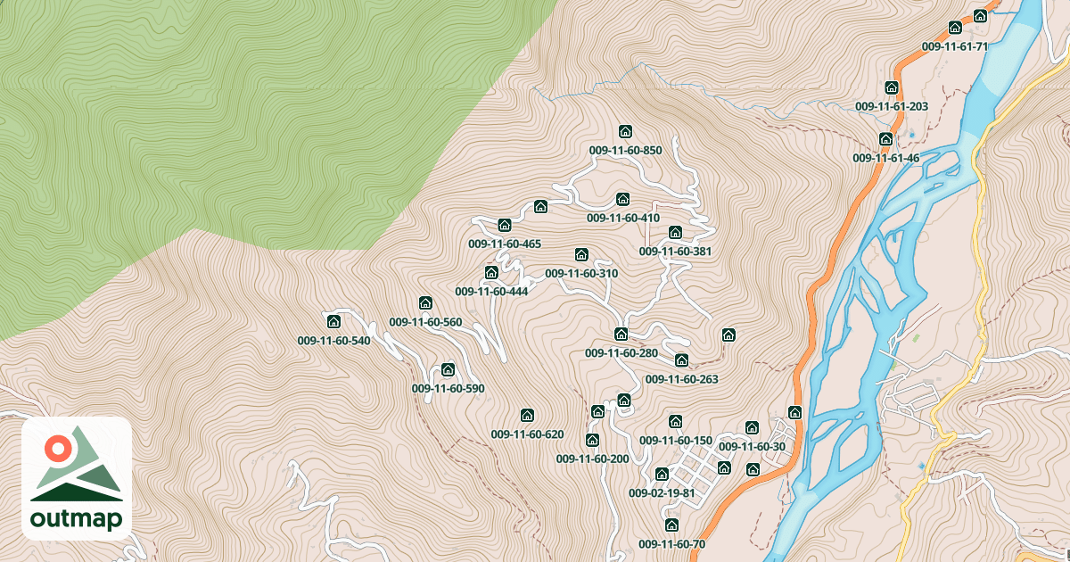 Map of 009-11-60-460