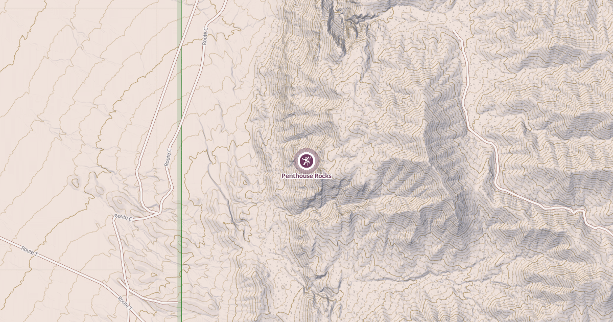 Map preview of Penthouse Rocks