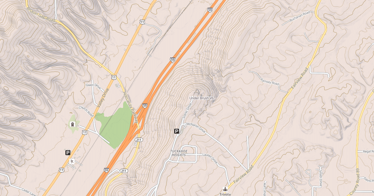 Map preview of Under Brush