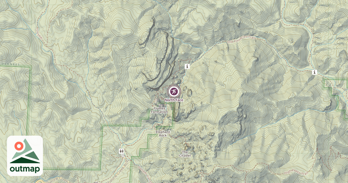 Map of North Face