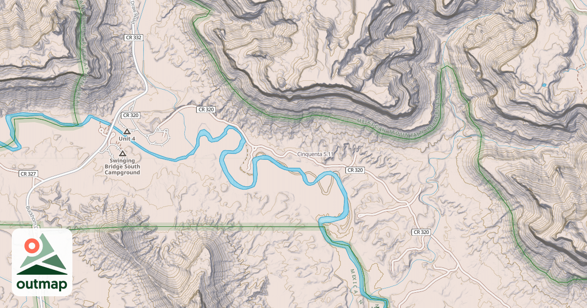 Map of Cinquenta