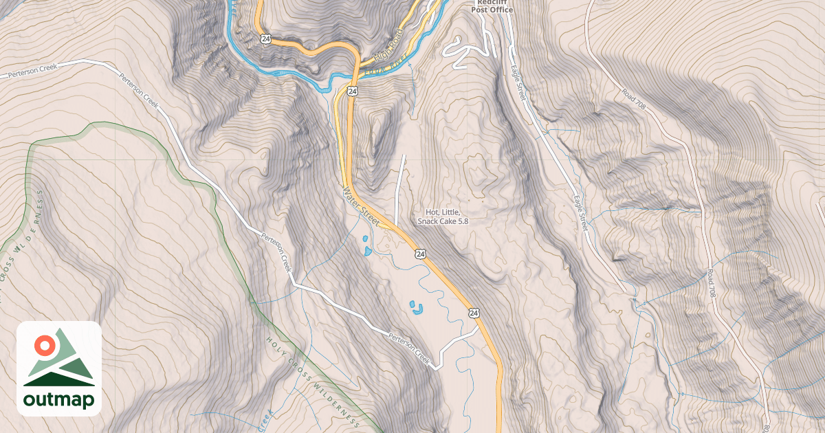 Map of Hot, Little, Snack Cake