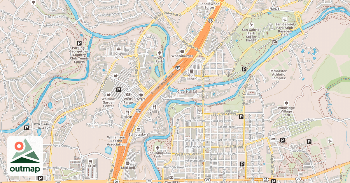 Map of Great Hall