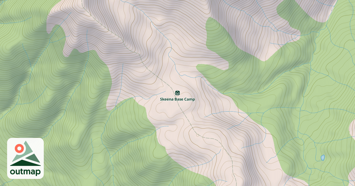 Map of Skeena Base Camp