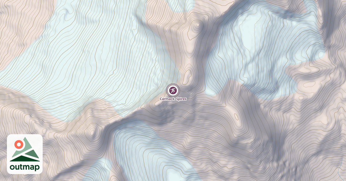 Map of Carmack  Spires