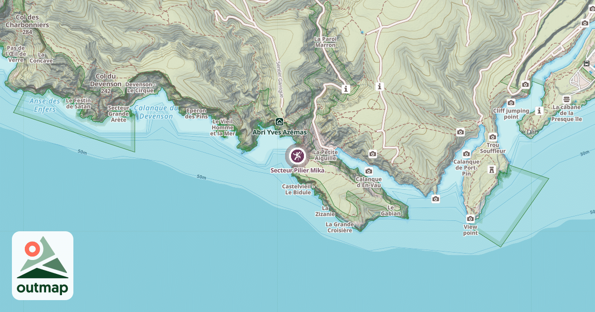 Map of Secteur Pilier Mika