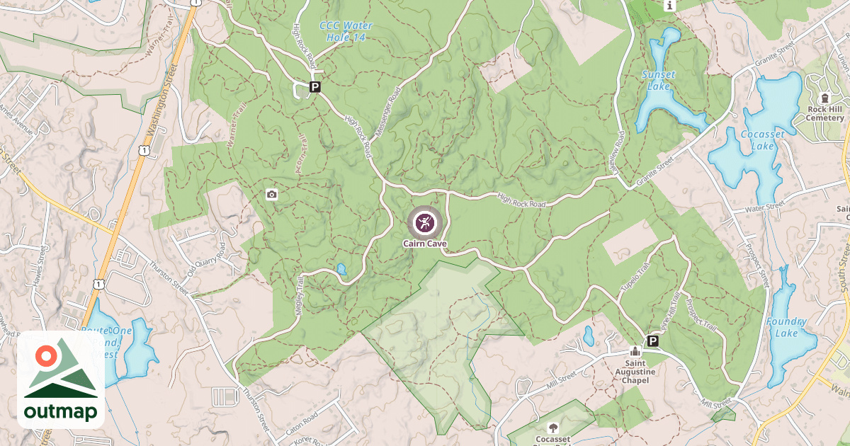 Map of Cairn Cave
