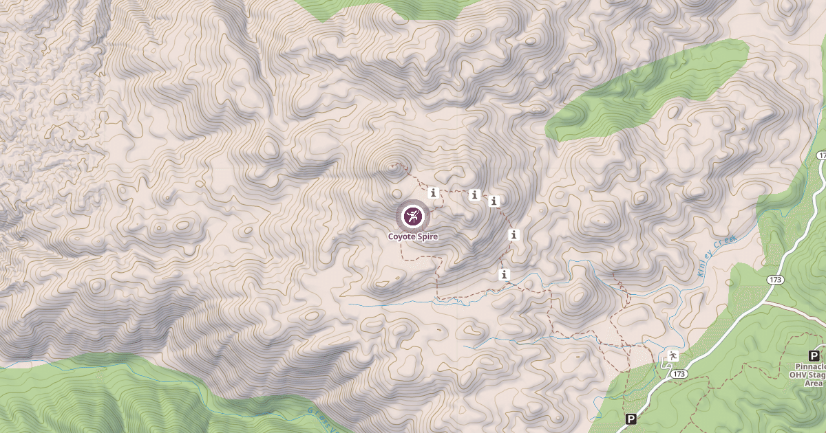 Map preview of Coyote Spire