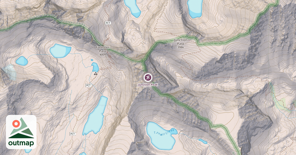 Map of Junction Peak
