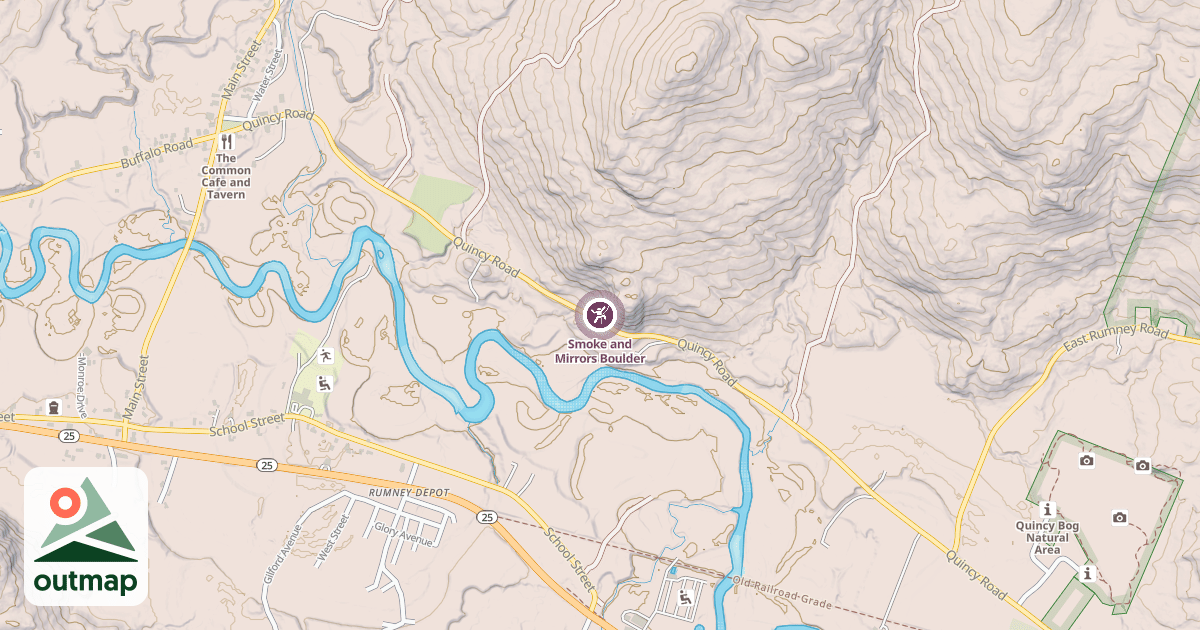 Map of Smoke and Mirrors Boulder