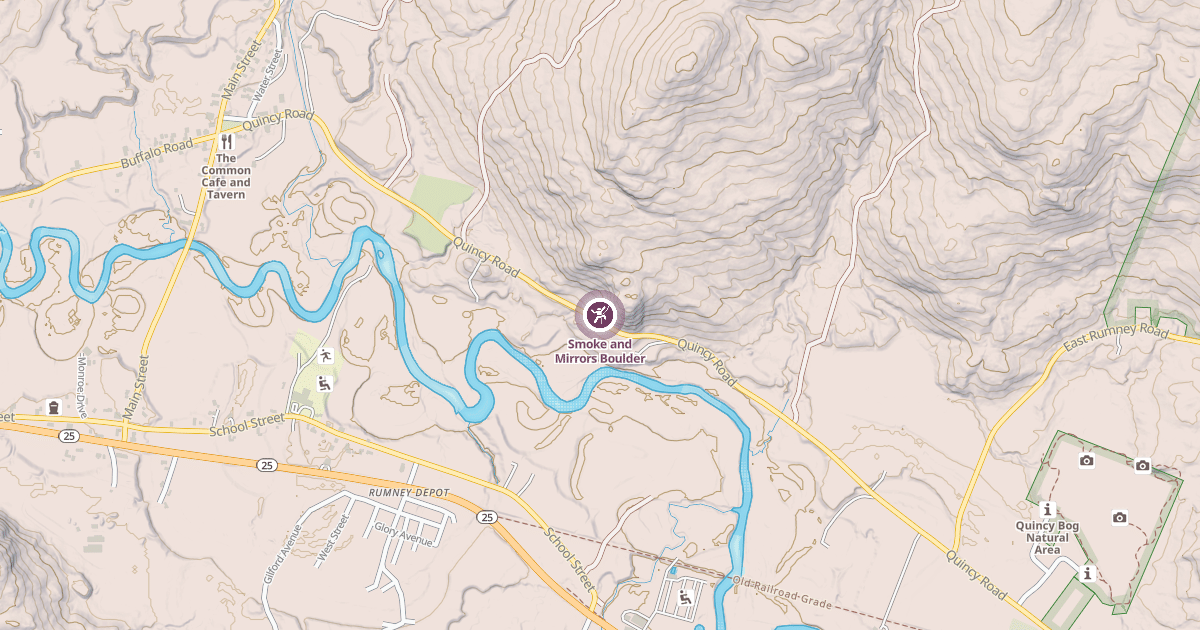 Map preview of Smoke and Mirrors Boulder