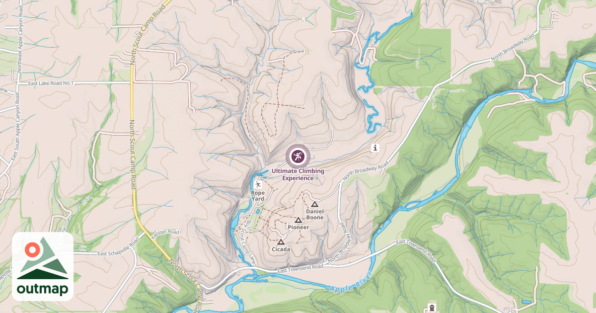Map of Ultimate Climbing Experience