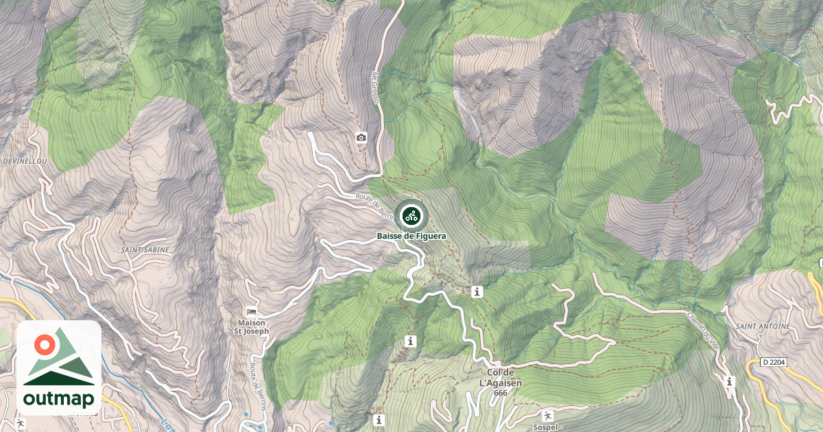 Map of Baisse de Figuera