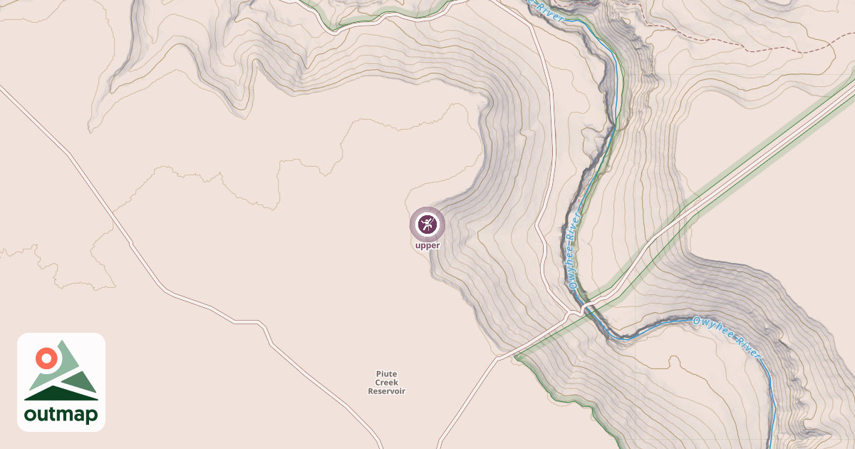Map of upper