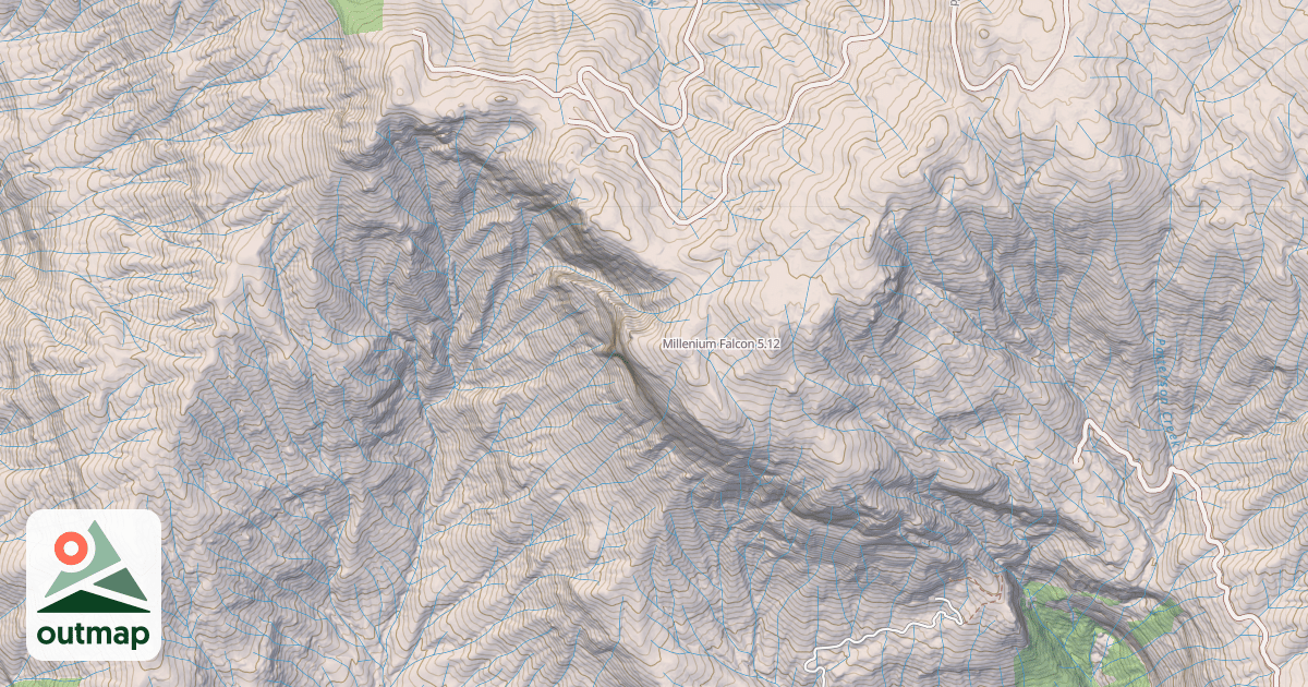 Map of Millenium Falcon