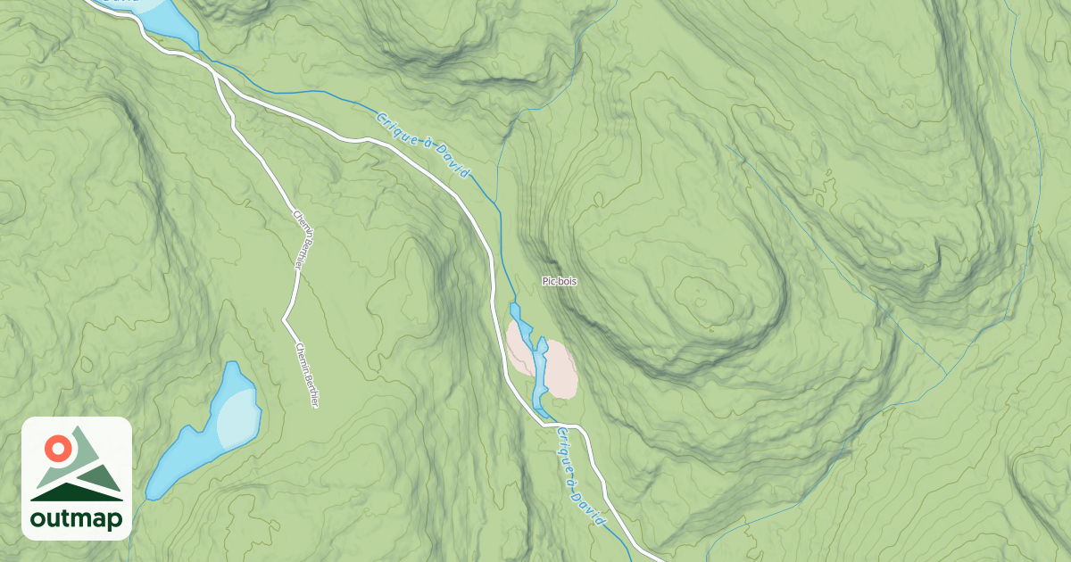 Map of Pic-bois