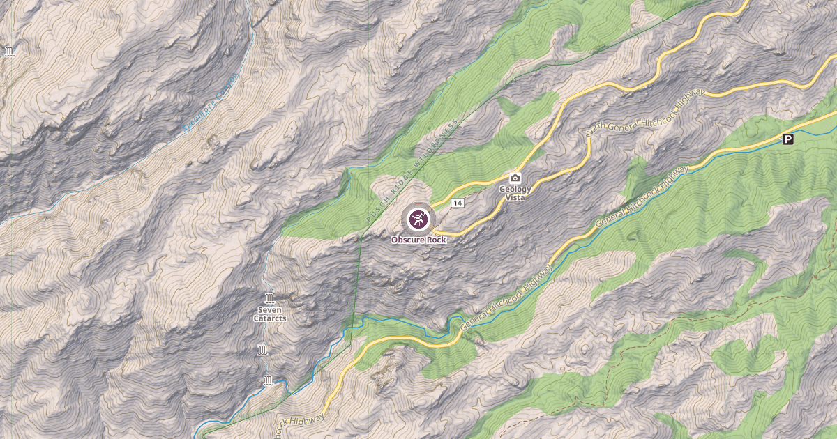 Map preview of Obscure Rock